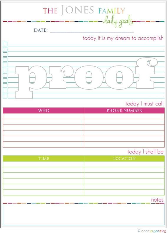Daily task sheet Business Development Pinterest