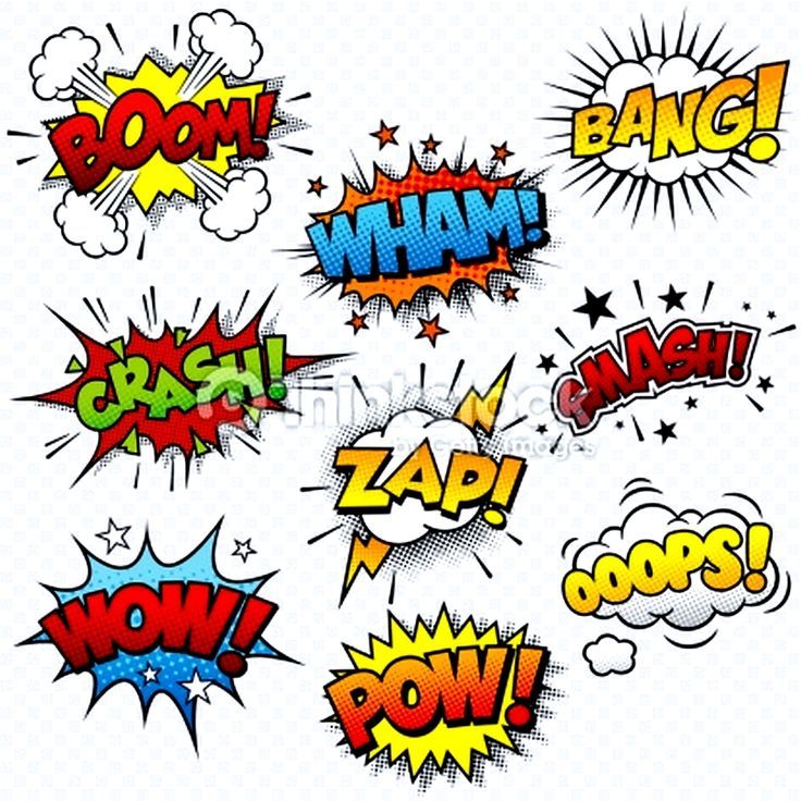 Boom Boom Comic Sound Effects Pop Art Art Projects