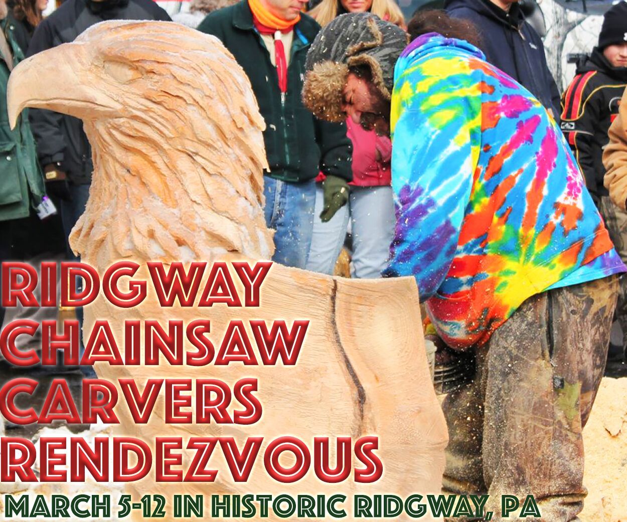 Ridgway Chainsaw Carvers Rendezvous Camping in pa, Ridgway, Camping trips