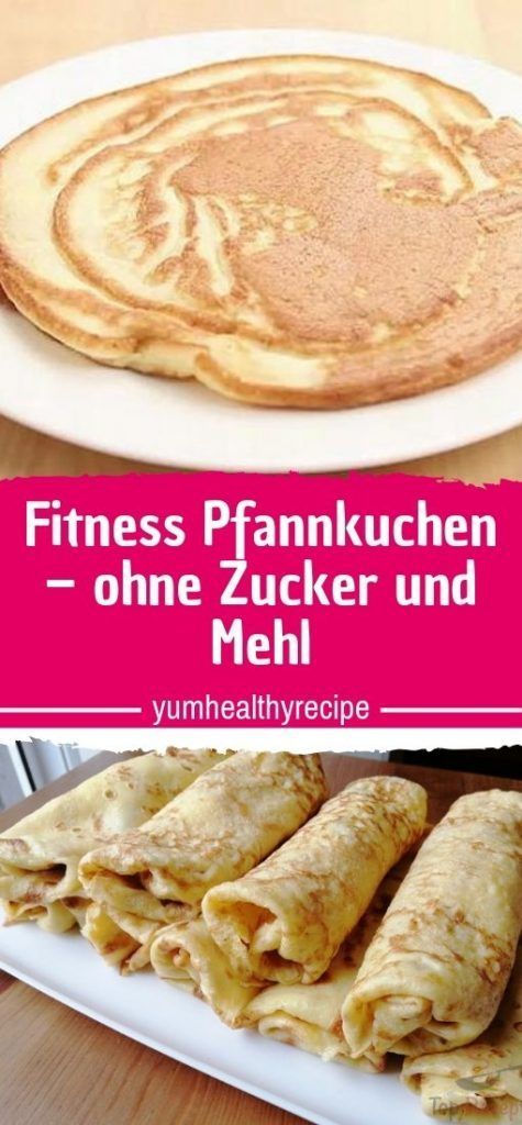 Fitness pancakes - without sugar and flour - healthy recipes - Fitness pancakes – without sugar and...