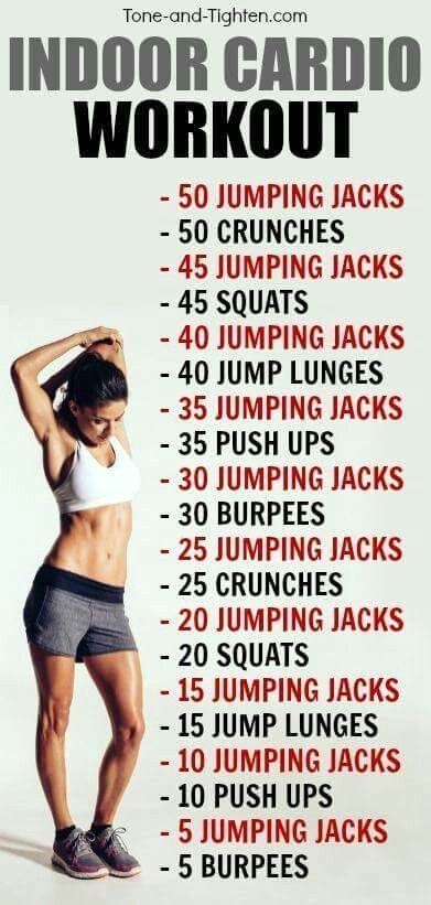 Indoor Cardio Workout #health #fitness #workout #exercise #motivation #cardio #diet #cardiofitness