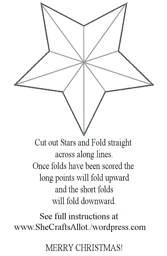 star template printable free patterns for making a shabby chic 5 point star template printable free patterns for making a shabby chic 5 point