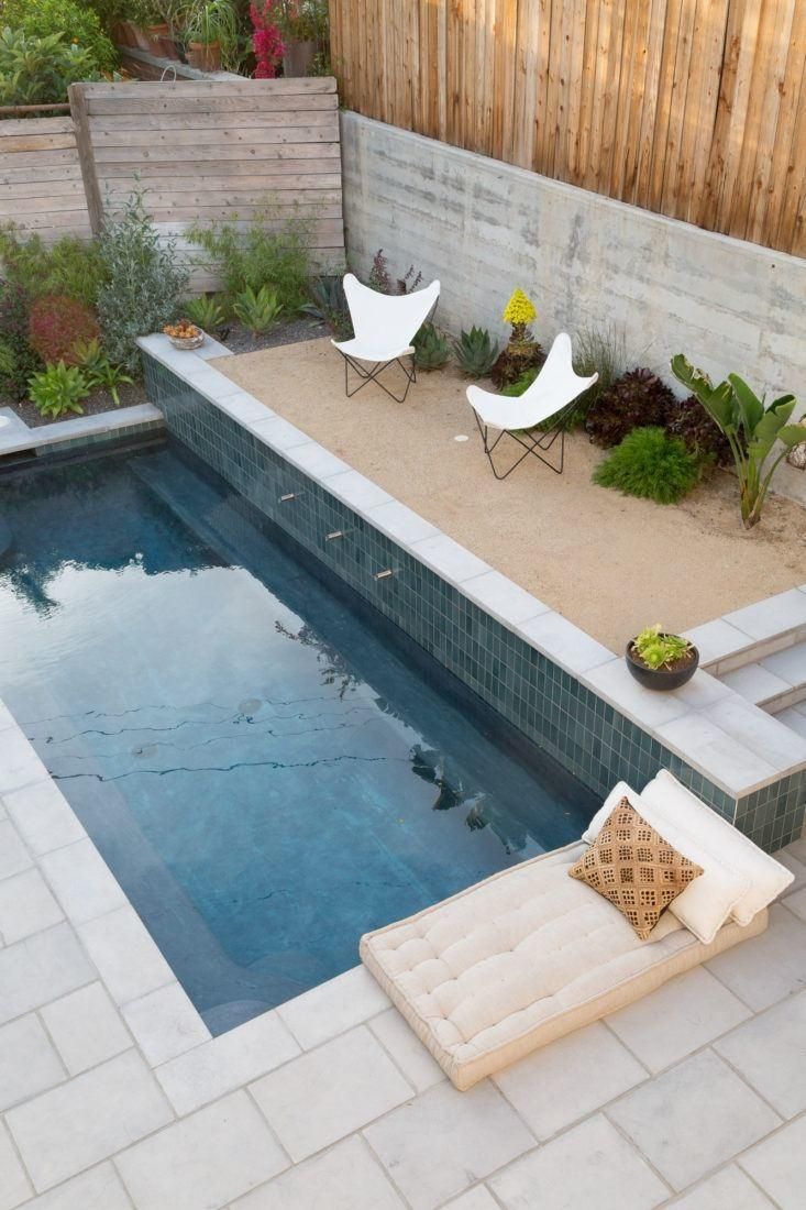 The New Modernism 20 Best Minimalist Swimming Pools Gardenista Backyard Pool Modern Pools Small Pool Design
