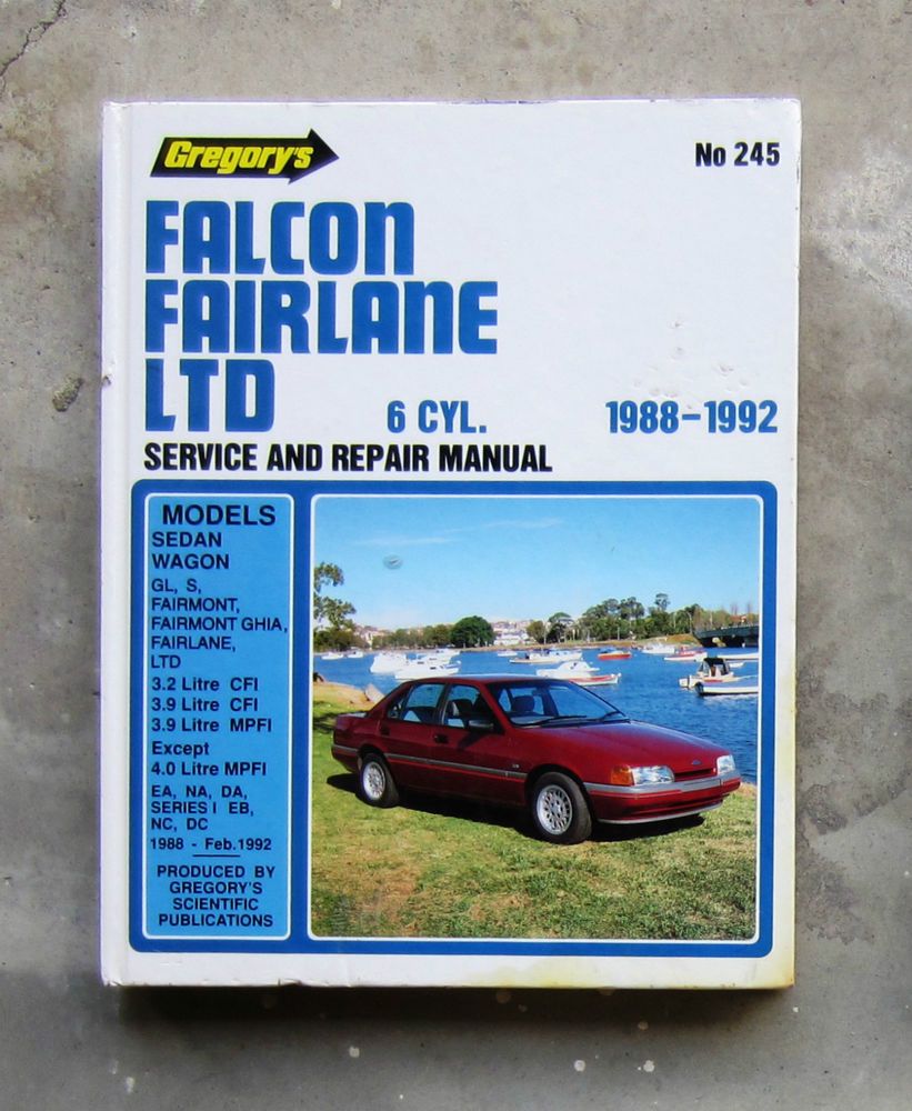 FORD EA EB FALCON Service Repair Workshop Gregorys Manual FAIRMONT FAIRLANE LTD #GREGORYS