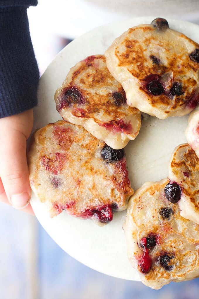Banana Blueberry Fritters