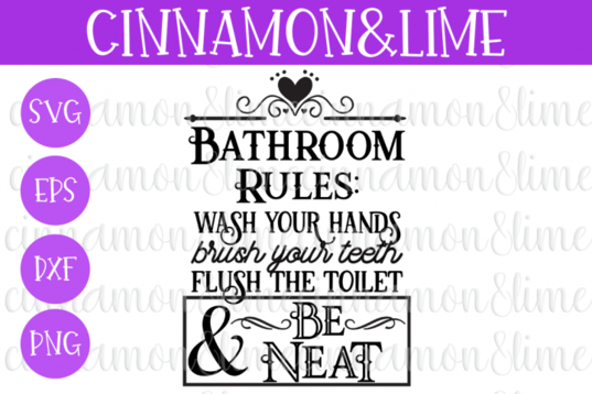 Download Free SVG Bathroom Rules SVG Sign | Svg free files, Svg ...