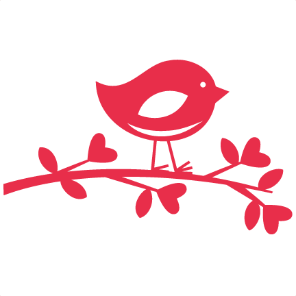 Download birds svg cardinal #76 | Cricut free, Bird on branch, Scrapbook titles