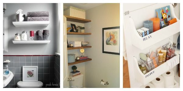Remodelaholic Upcycled Bathroom Shelf Ideas Pinterest Remodelaholic Upcycled Bathroom Shelf