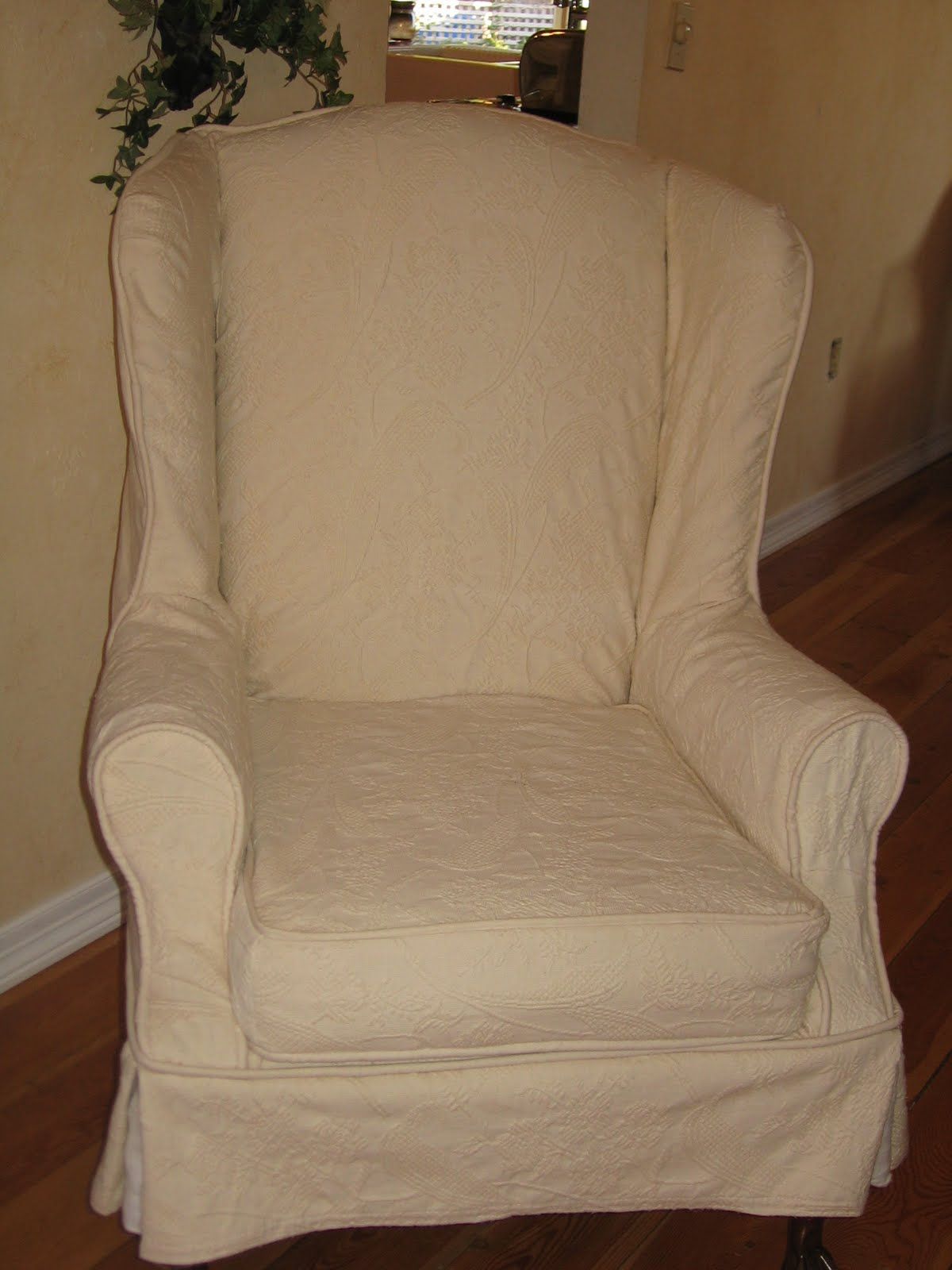 Slipcovers, Linen wingback chair, Black cafe chairs