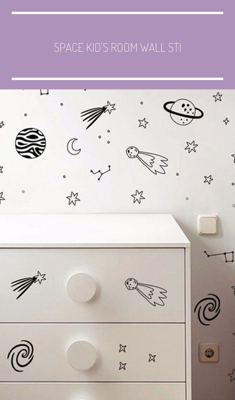 Space Kid's Room Wall Stickers Set Price: 17.82 & FREE Shipping #hashtag4 #babyz...
