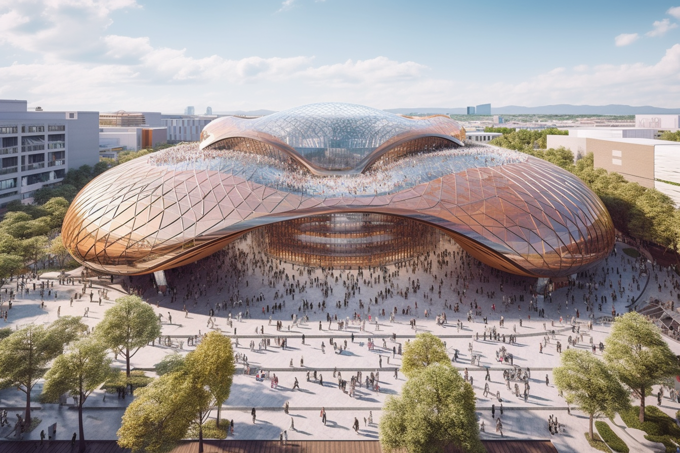 Image Of Future Wooden Mega Shopping Mall Plaza Design Architecture farmosa-holidays