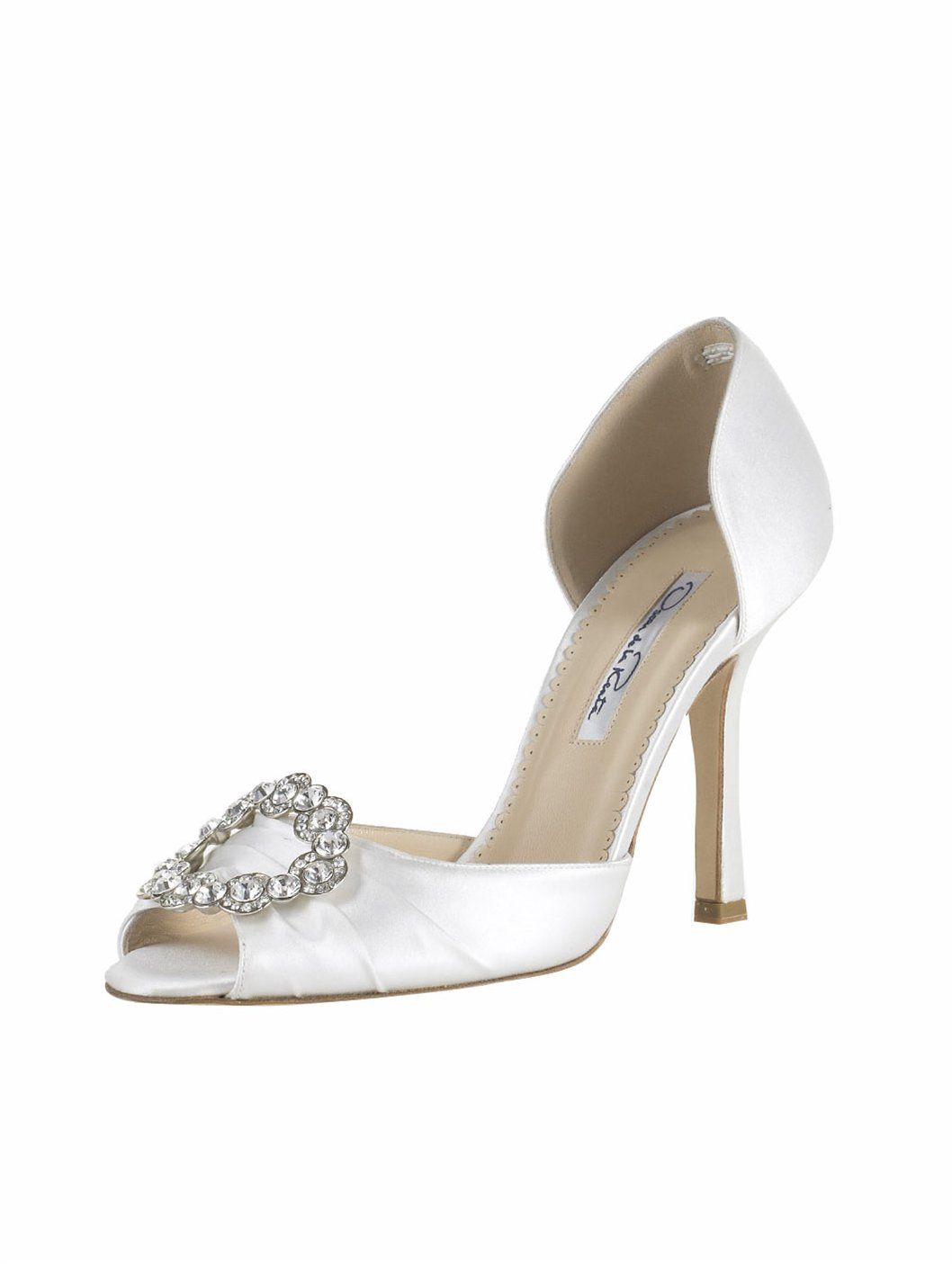 Oscar De La A Bridal Shoes Crystal Buckle Dorsay Http Oscar De La A Bridal Shoes Crystal Buckle Dorsay Http Womenspin