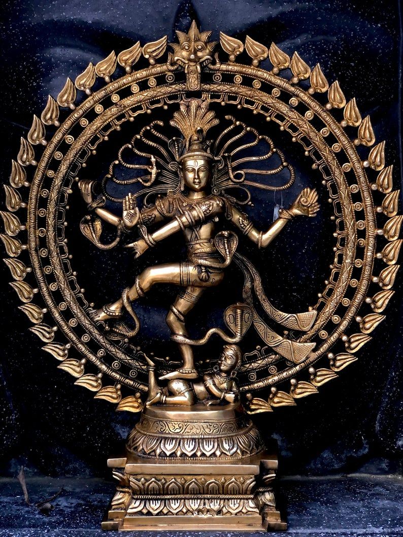 28 handmade dancing Shiva idol Natraj statue figuine | Etsy Lord Shiva Statue, Krishna Statue, Buddha Statue, Statues, Dramatic Arts, Nataraja, Hindu Art, Shiva Art, Brahma