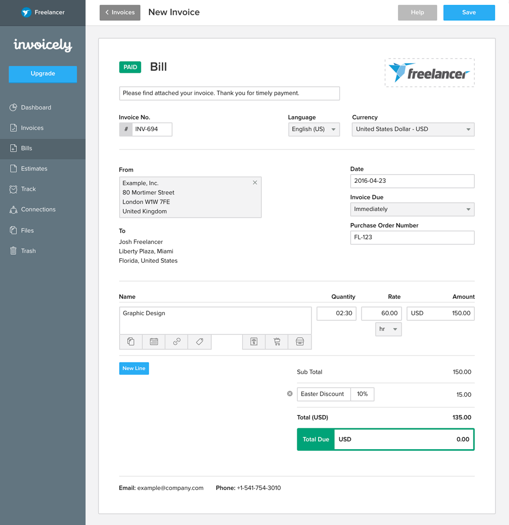 free online invoicing for small businesses invoicely money free online invoicing