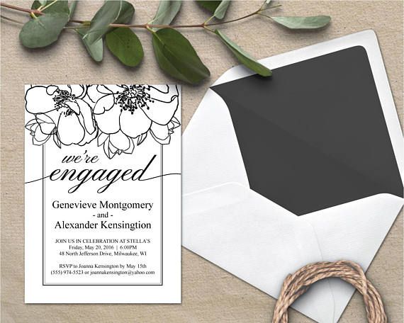 Engagement Invite Templates Amazing Floral Engagement Announcement Engagement Invitation Template . Engagement Invite Templates Enchanting Floral Engagement Announcement Engagement Invitation Template .