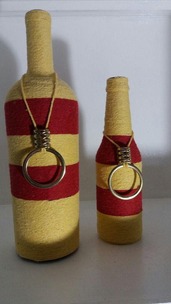 garrafas decoradas vermelho e amarelo em barbante artesanato em vidro Garrafas decoradas -> Decoração Em Garrafas Com Barbante garrafas decoradas vermelho e amarelo em barbante artesanato em vidro Garrafas decoradas -> Decoração Em Garrafas Com Barbante