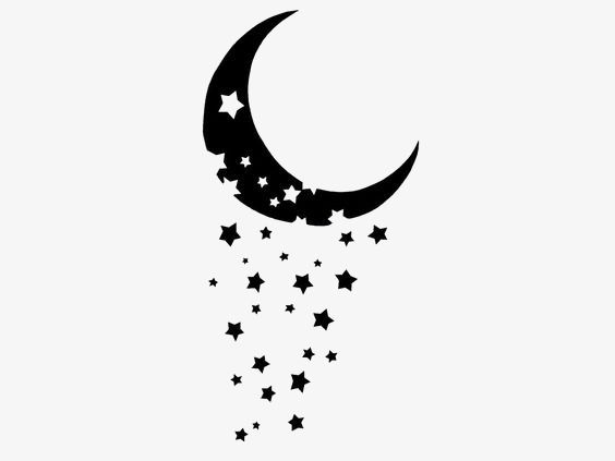 Moon Star Tattoo, Star Tattoos, New Tattoos, Body Art Tattoos, Tribal Tattoos, Tatoos, Strichpunkt Tattoo, Mond Tattoo, Tattoo Drawings