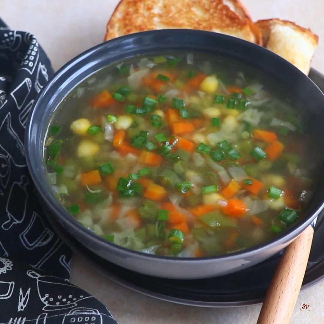 Clear Soup Recipe | Veg Clear Soup