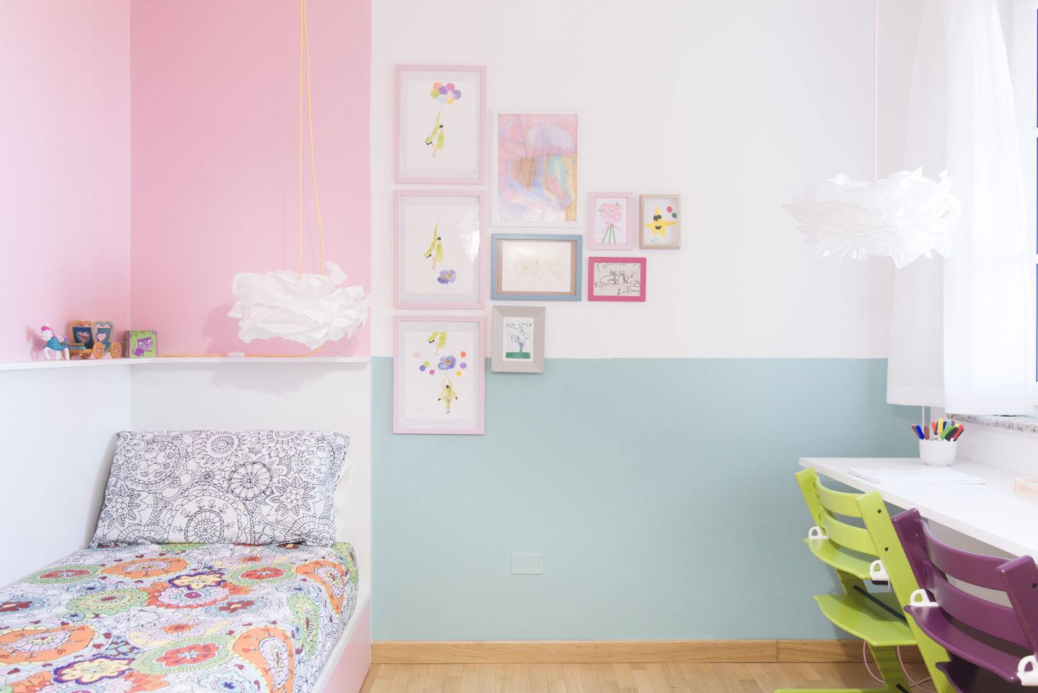 Cameretta bambina colori pastello idee per arredare #cameretta #kids ... Colori cameretta bimba