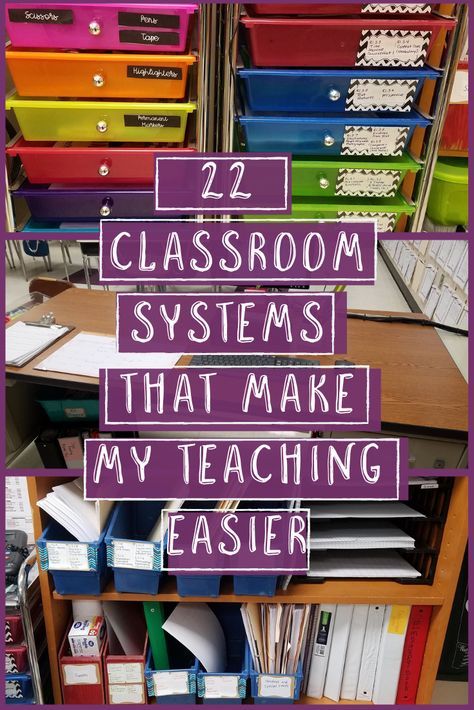 22 classroom systems that make my teaching easier