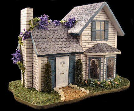 144th scale house. The bay window was a pita to make.
