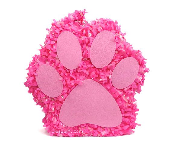 Puppy Paw Pinata Dog Party Pinata Dog Party Favors Great for a Paw Patrol Party