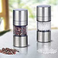 Moedor de Pimenta triturador de Tempero Aço Inoxidável Acessórios de Cozinha: Amazon.com.br: Casa Salt & Pepper Mills, Salt And Pepper Grinders, Salt Grinder, Spice Grinder, Bottle Grinder, Herb Mill, Spice Mill, Pepper Spice, Salt Mill