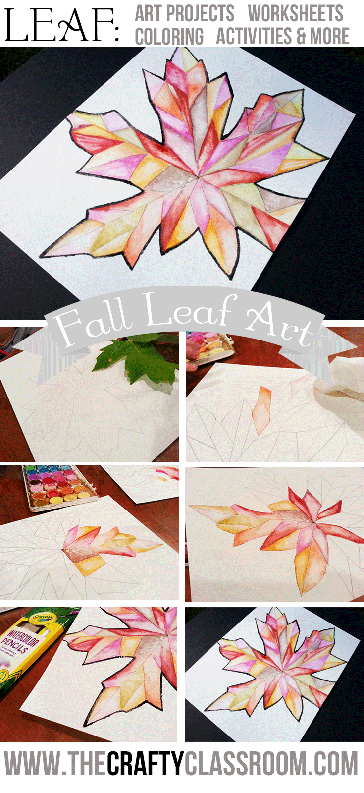 Fall Leaf Art Project | Fall leaf art projects, Autumn leaves art