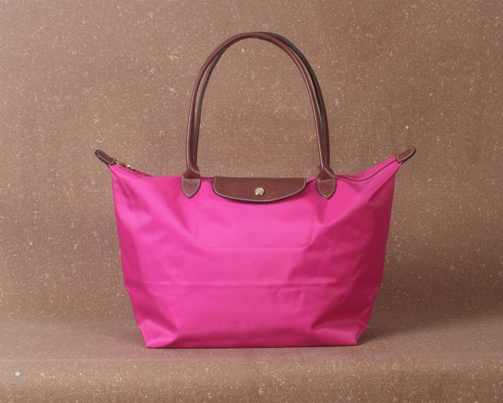 Longchamp New Le Pliage Nylon Tote Handbag Pink Large Authentic Longchamp New Le Pliage Nylon Tote Handbag Pink Large Authentic France