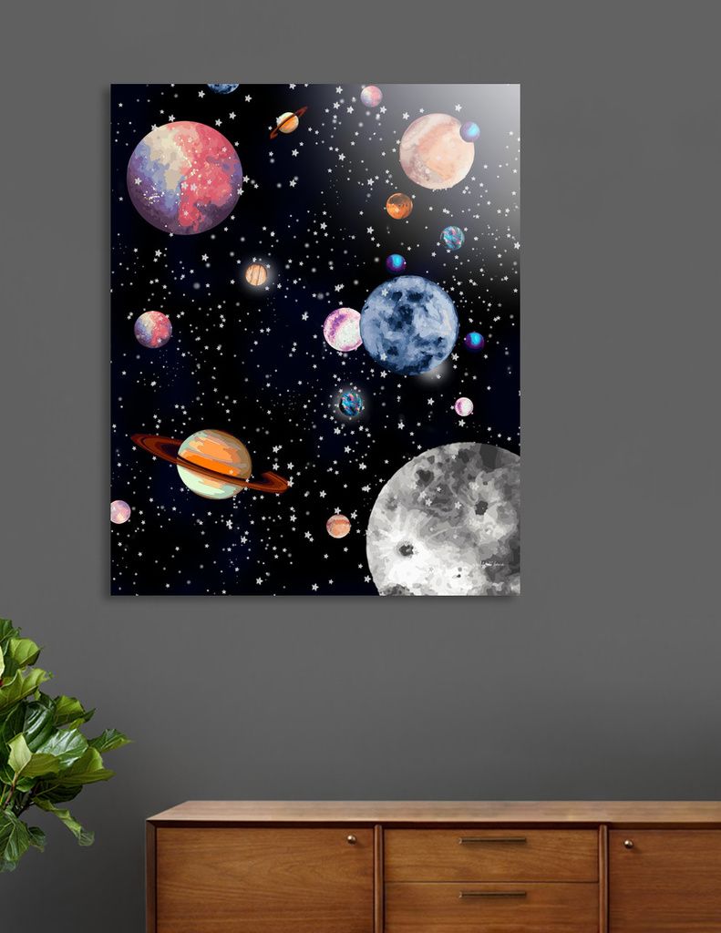 Astronauta Tulup Acrylic Glass Mural Art Image Verre Plastique Déco Mural Acrylic Glass Picture Cosmos y ciencia ficción
