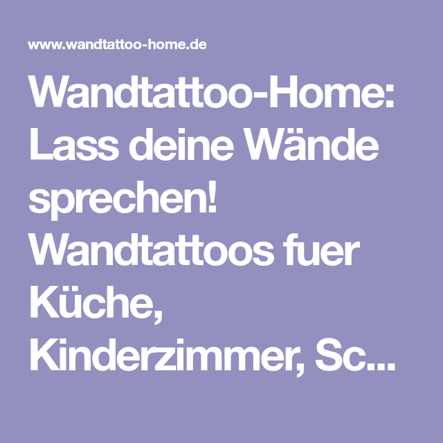 Wandtattoo-Home: Lass deine Wände sprechen! Wandtattoos fuer Küche ... Wandtattoo-Home: Lass deine Wände sprechen! Wandtattoos fuer Küche ...