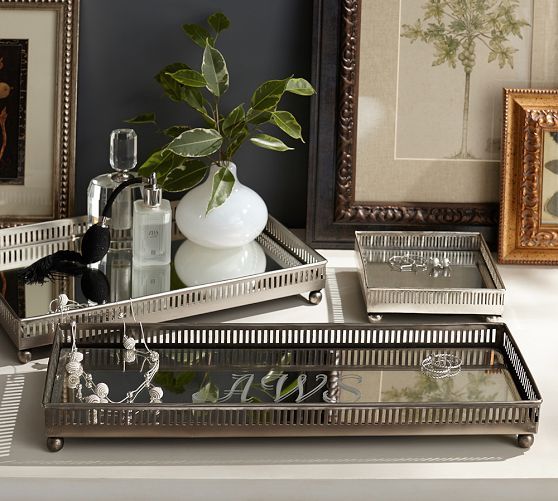 Mirrored Dresser Top Trays Pottery Barn Dream Closet Pinterest Mirrored Dresser Top Trays Pottery Barn
