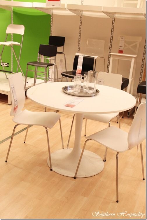 Ikea Browsing Southern Hospitality Thrifting And Ikea Browsing Round Dining Tableround Tableswhite