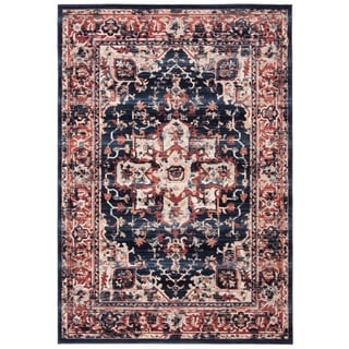 Safavieh Charleston Vintage Oriental Navy Red Rug 8 X 10 Navy Red Blue Vintage Area Rugs Area Rugs Red Rugs