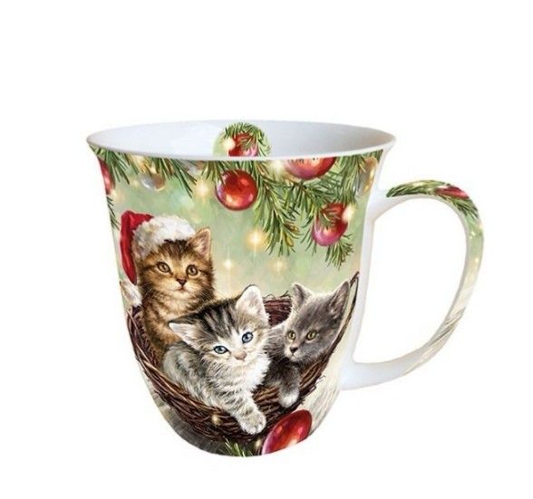 Mug Chat - Chat de Noël - Cadeau noël 2019 - Magasin Noël en ligne #marchédenoel