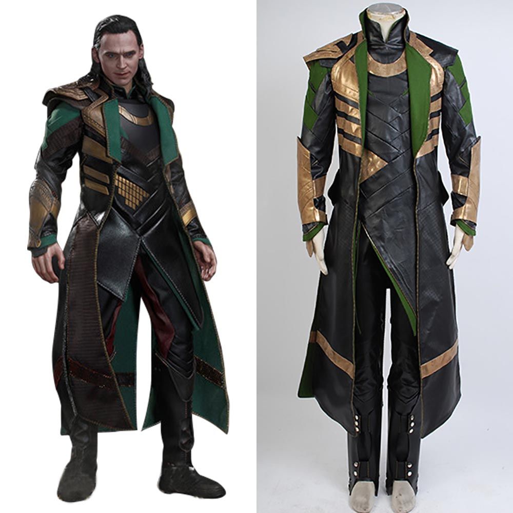 Thor The Dark World Loki Cosplay Costume Whole Sets Cosplay Costume