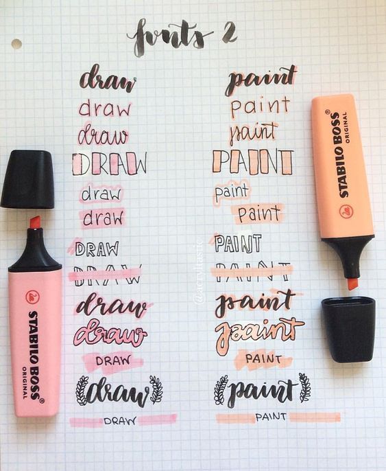 24 Insanely Simple Bullet Journal Header Ideas To Steal!