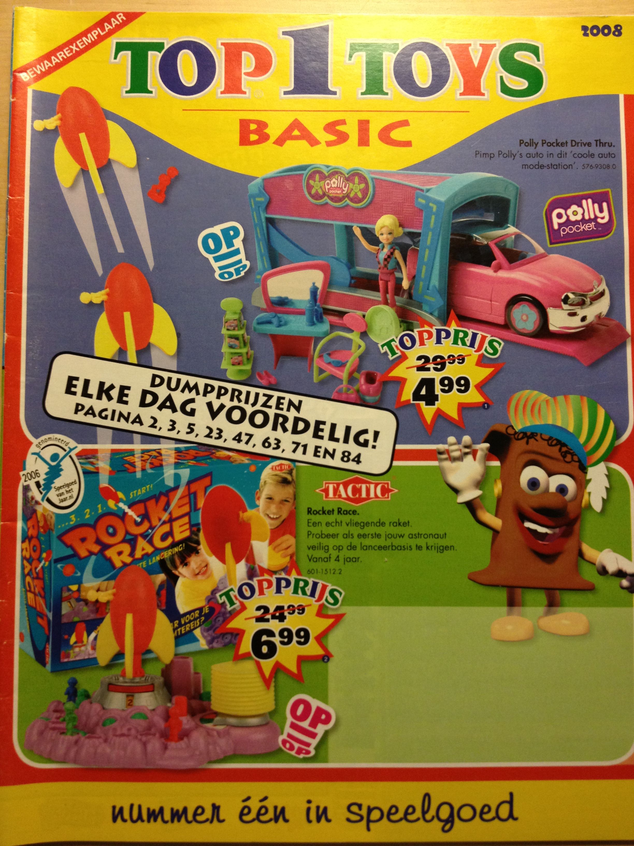 Top 1 Toys catalogue 2008 Polly pocket, Speelgoed