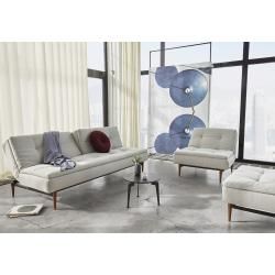 Innovation Dublexo Wood Styletto Twist Charcoal 563 - Schlafsofa Innovation #idéesdemeubles