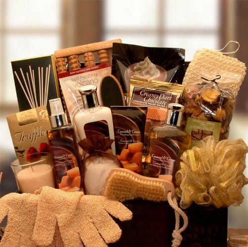 Caramel And Creams Relaxation Gift Basket For Her Find Out More Caramel And Creams Relaxation Gift Basket For Her Find Out More
