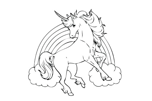 dragon rainbow colouring pages Google Search Unicorn coloring pages
