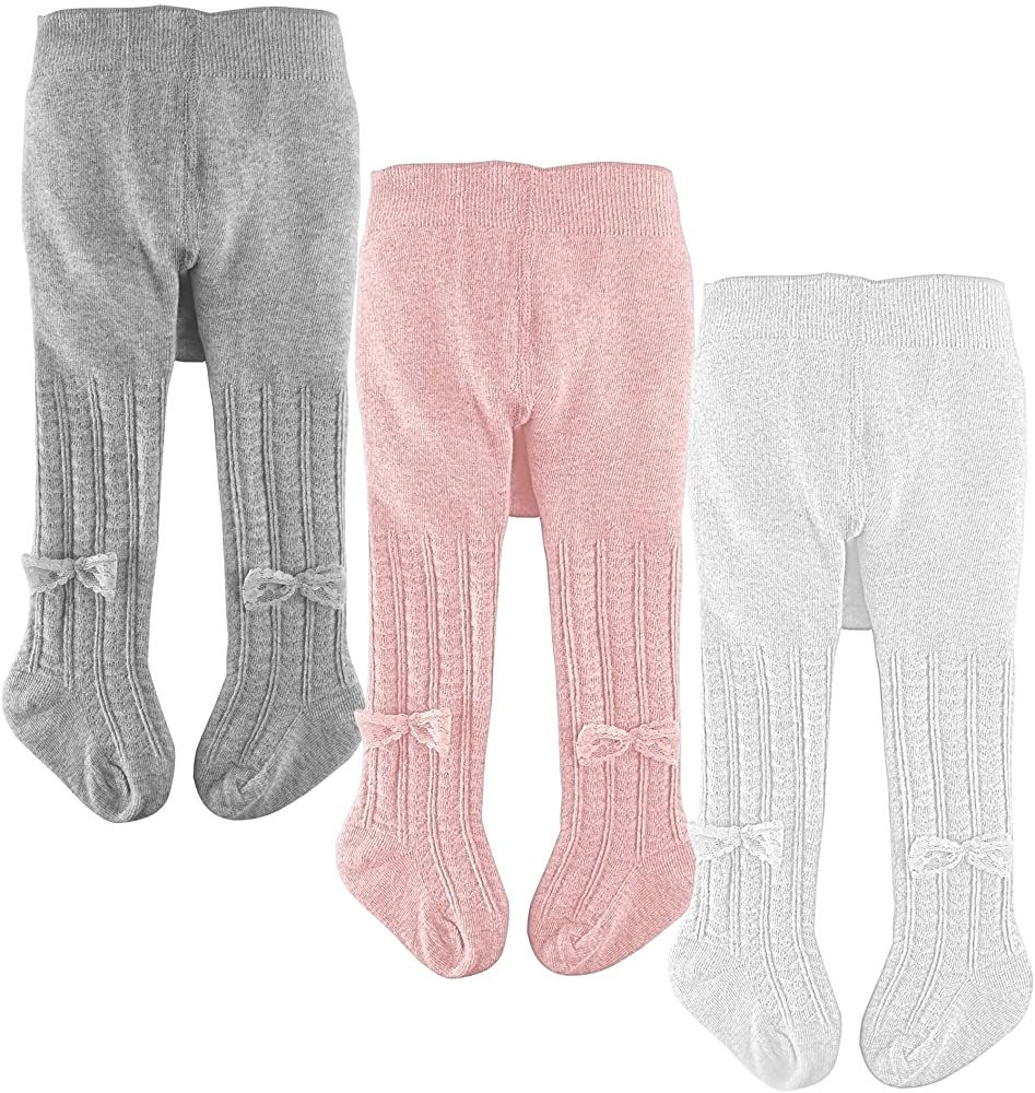 slaixiu Baby Girls Slaixiu Cotton Baby Tights Cable Knit Seamless Toddler Leggings Pants Stockings