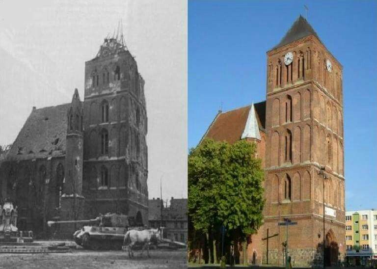 Then & Now Choszczno Poland | Poland, Battlefield, Painting