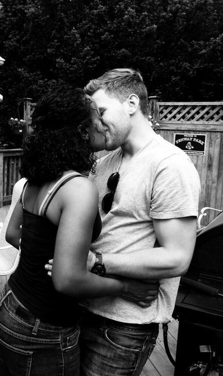 black girl and white boy dating