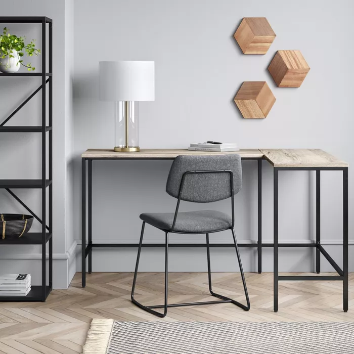 Loring Wood L Shaped Writing Desk - Project 62™ | L shaped desk