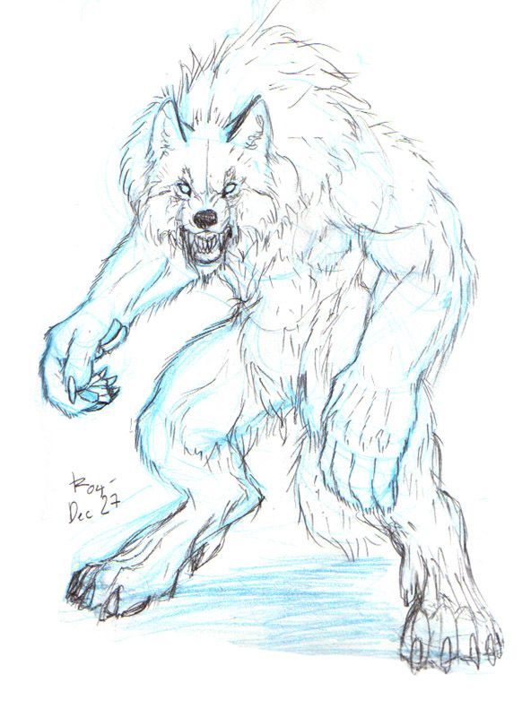 How To Draw A Werewolf Face Head Eyes Step 6 Werewolf Drawing