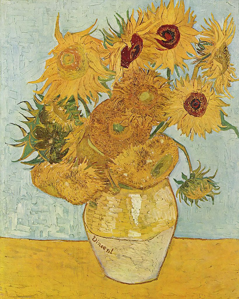 sunflowers third version by vincent van gogh august 1888 post impressionism oil on canvas 91 72 cm neue pinakothek munich germ ゴッホ ひまわり ひまわりの絵 名画