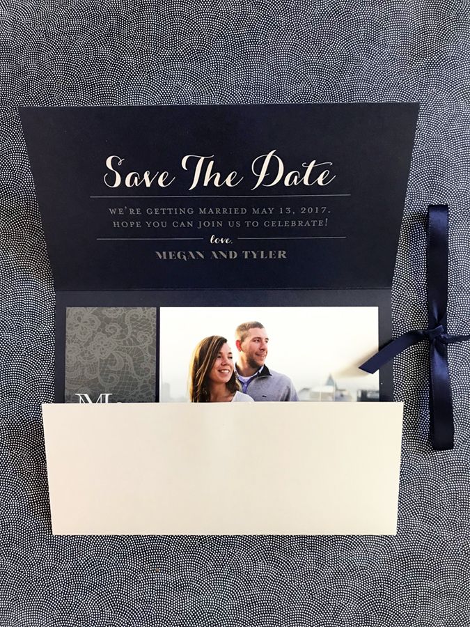 loveleigh invitations // classic + clean save the date with
