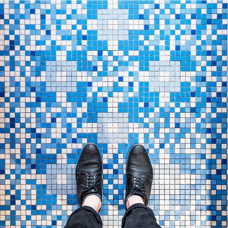 Parisian Floors On Instagram 75005 Place Du Puits De L Ermite Mosaic Flooring Beautiful Flooring Beautiful Tile Floor