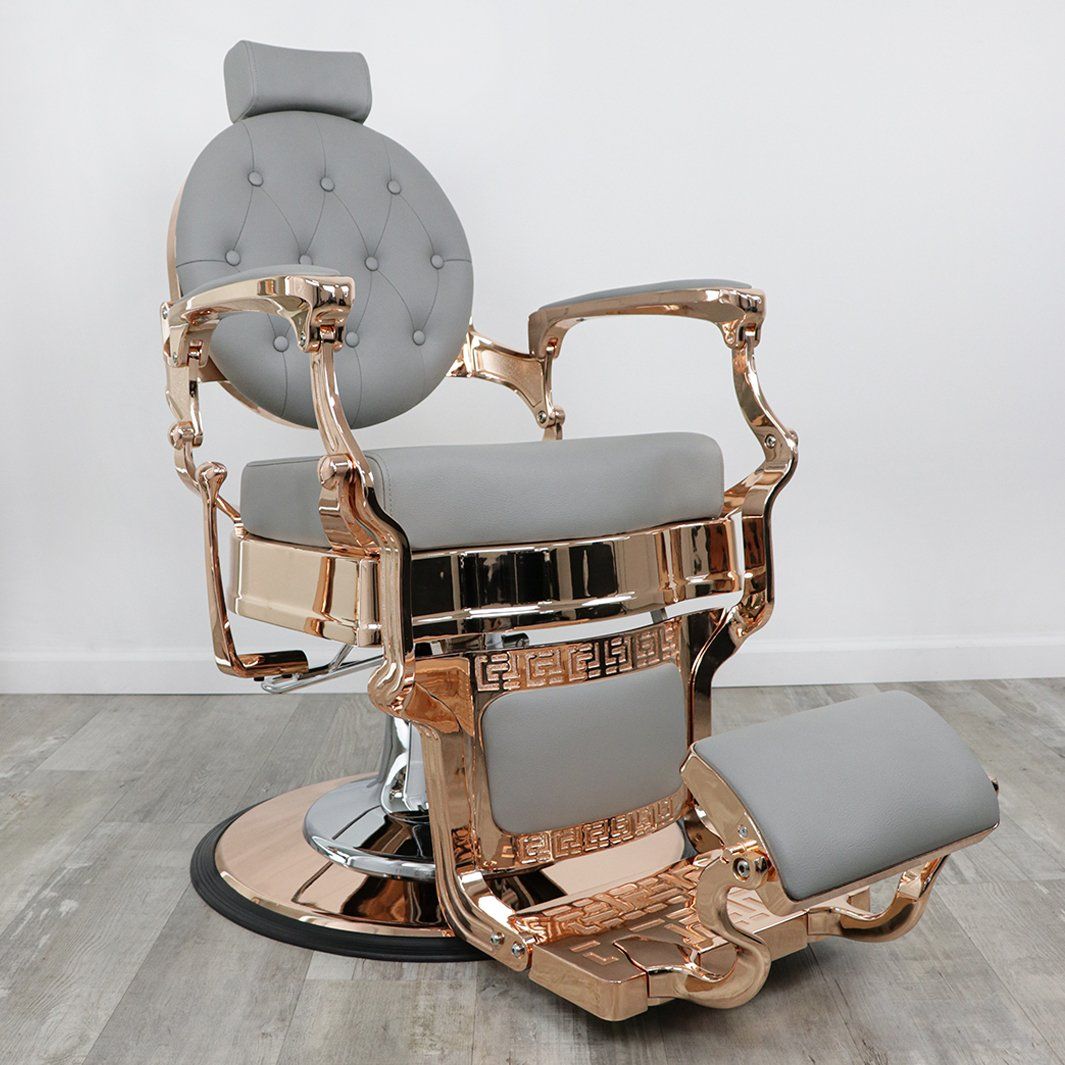 Toronto Rose Gold Barber Chair for sale by Keller International. An upgrade of elegance for your barbershop or salon. Shop this style now! Modern Barber Shop, Barber Shop Pole, Barber Shop Decor, Married To The Game, Barber Chair For Sale, Barber Equipment, Barbershop Design, Barbershop Ideas, Shampoo Chair